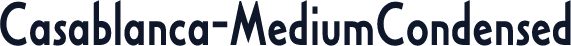 Casablanca-MediumCondensed