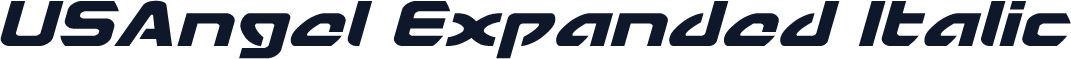 USAngel Expanded Italic