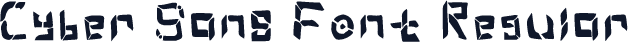 Cyber Sans Font Regular