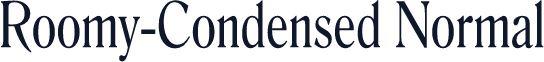 Roomy-Condensed Normal