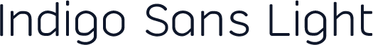 Indigo Sans Light