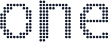 one