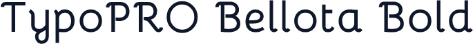 TypoPRO Bellota Bold