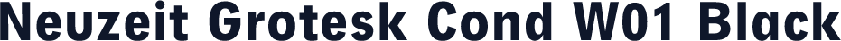 Neuzeit Grotesk Cond W01 Black