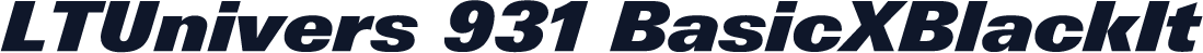 LTUnivers 931 BasicXBlackIt