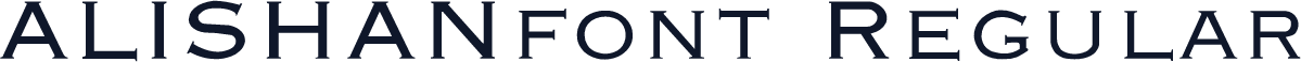 ALISHANfont Regular