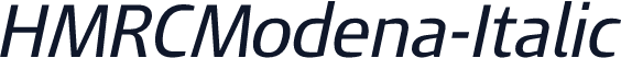 HMRCModena-Italic