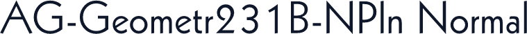 AG-Geometr231B-NPln Normal