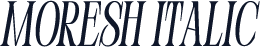 Moresh Italic