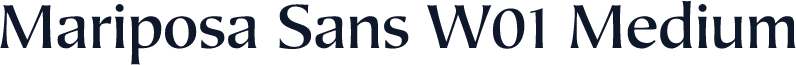 Mariposa Sans W01 Medium