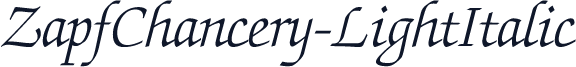 ZapfChancery-LightItalic