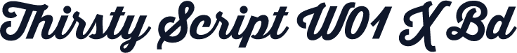 Thirsty Script W01 X Bd