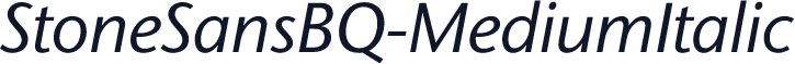 StoneSansBQ-MediumItalic