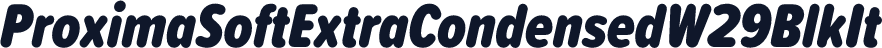 ProximaSoftExtraCondensedW29BlkIt