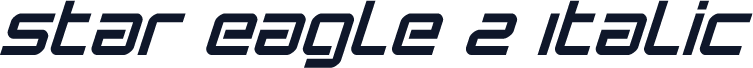 Star Eagle 2 Italic