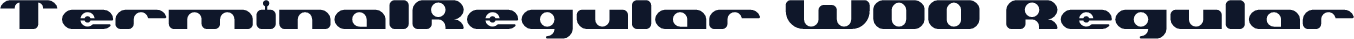 TerminalRegular W00 Regular