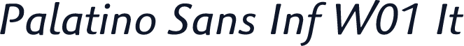Palatino Sans Inf W01 It