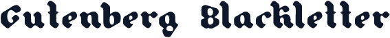 Gutenberg Blackletter
