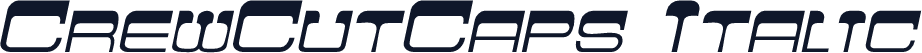CrewCutCaps Italic