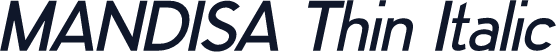 MANDISA Thin Italic