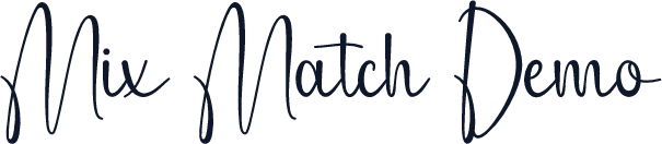 Mix Match Demo