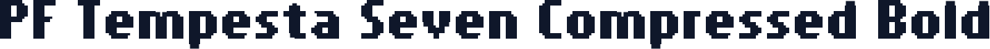 PF Tempesta Seven Compressed Bold