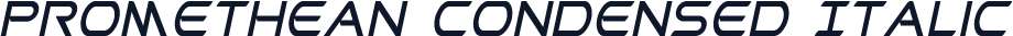 Promethean Condensed Italic