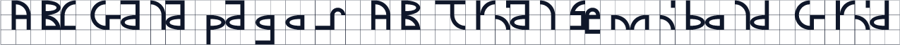ABC Galapagos AB Trial Semibold Grid
