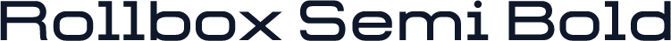 Rollbox Semi Bold