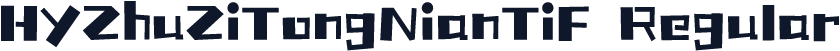 HYZhuZiTongNianTiF Regular