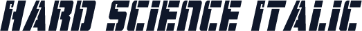 Hard Science Italic