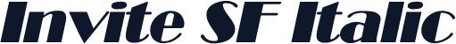 Invite SF Italic