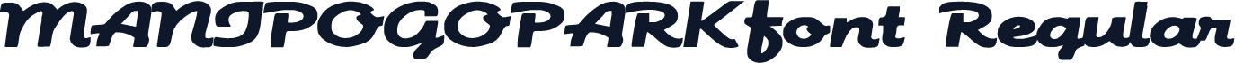 MANIPOGOPARKfont Regular