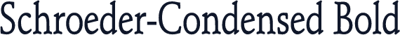 Schroeder-Condensed Bold