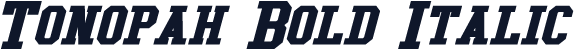 Tonopah Bold Italic