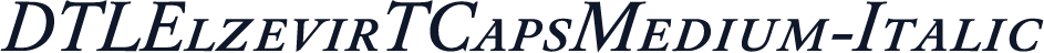 DTLElzevirTCapsMedium-Italic