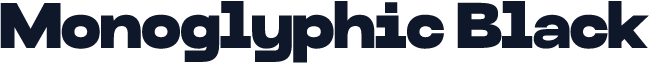 Monoglyphic Black