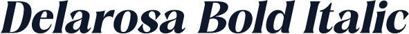 Delarosa Bold Italic