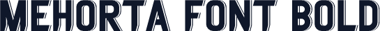 Mehorta Font Bold