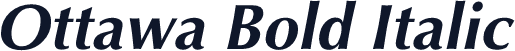 Ottawa Bold Italic