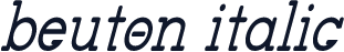 beuton italic