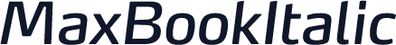 MaxBookItalic