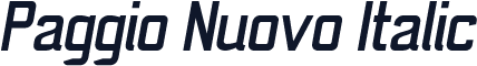 Paggio Nuovo Italic