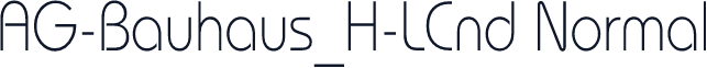 AG-Bauhaus_H-LCnd Normal