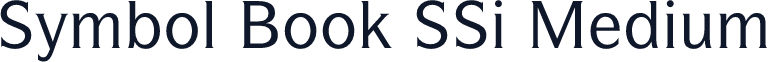 Symbol Book SSi Medium