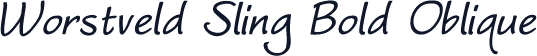 Worstveld Sling Bold Oblique