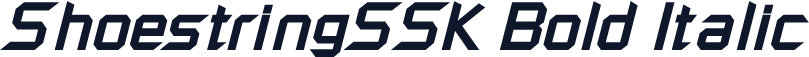 ShoestringSSK Bold Italic