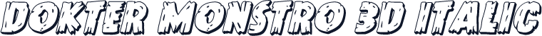 Dokter Monstro 3D Italic