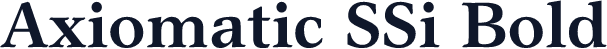 Axiomatic SSi Bold