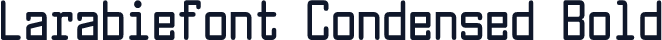 Larabiefont Condensed Bold